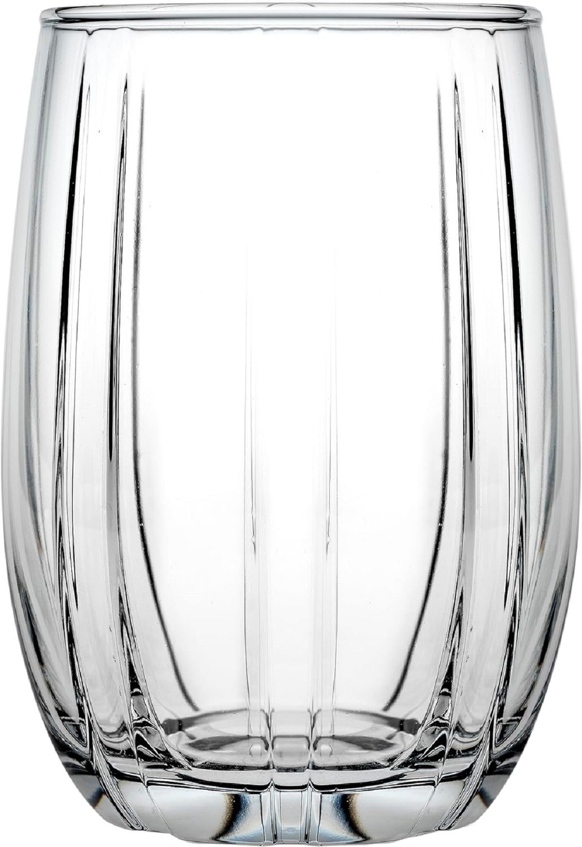 Glas LINKA 420302 6er Set Wassergläser Kurz Fackelglas Wasserglas 240 ml