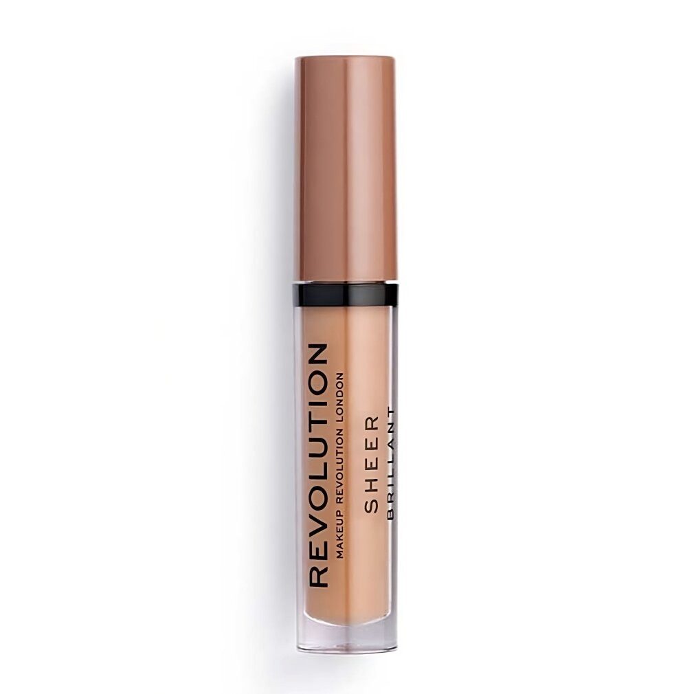 MAKE UP REVOLUTION Lipgloss, Sheer Brillant, Vegan, Lip Gloss, 119, Hustle 3.5ml