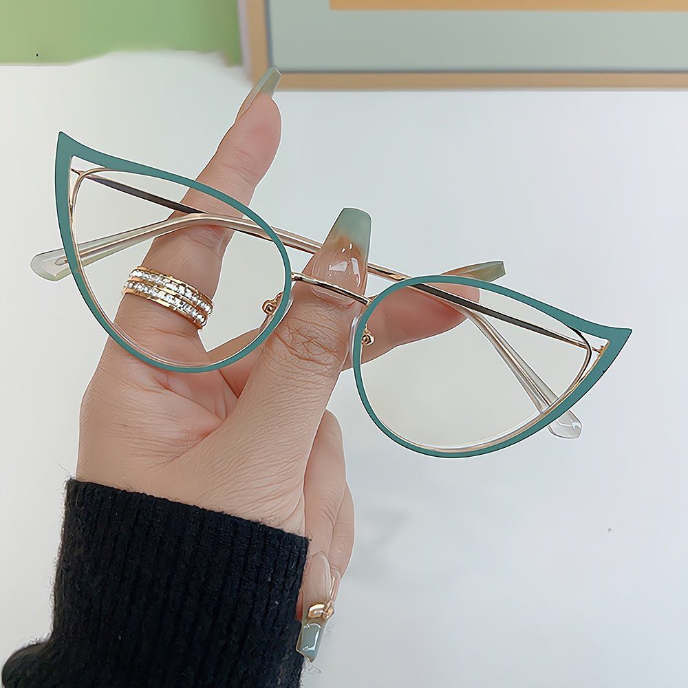 PACIEA Brille Anti blaue Lichtbrille Spielbrille Bürobrille grün
