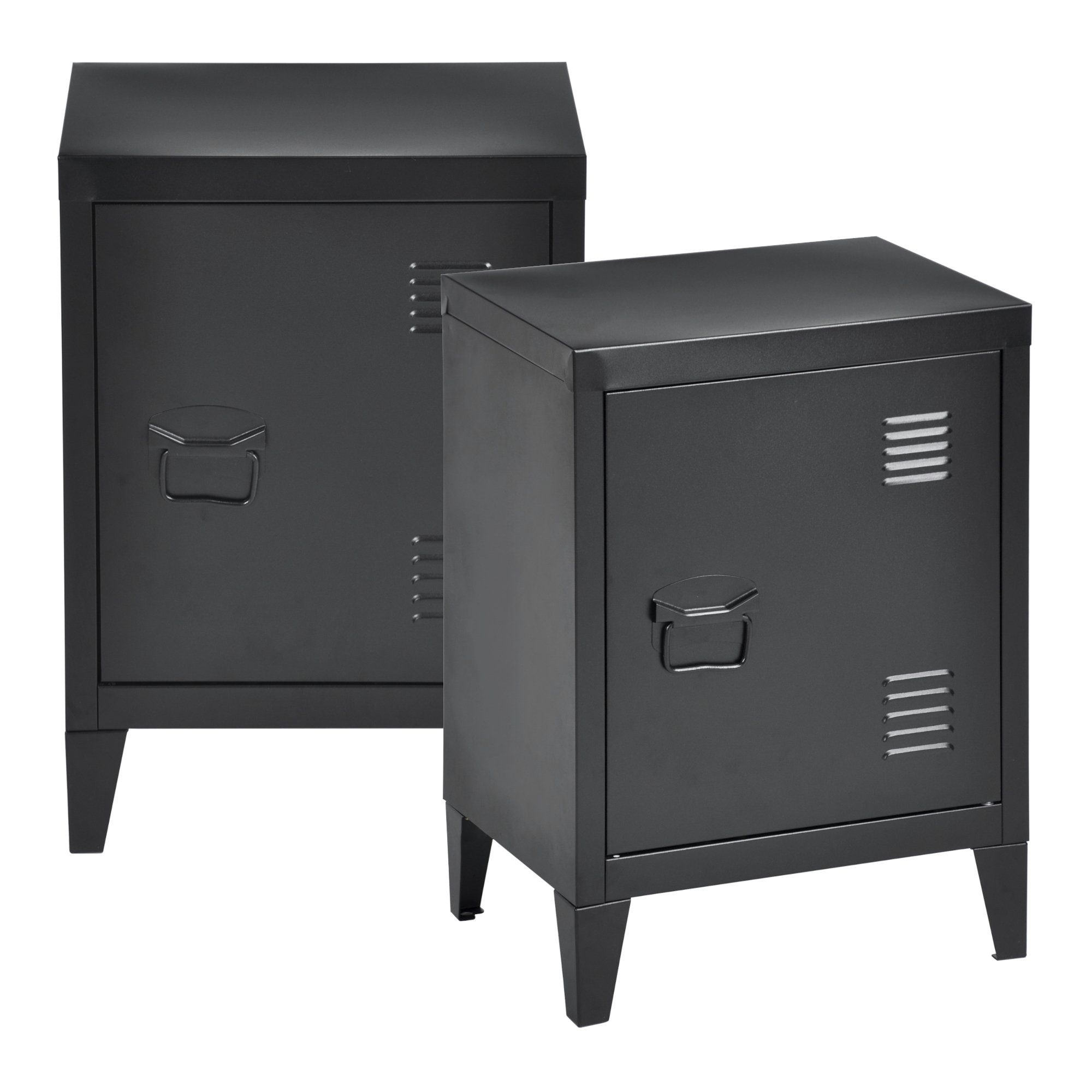 en.casa Nachtschrank (2-St) »Inari« 2er Set günstig online kaufen