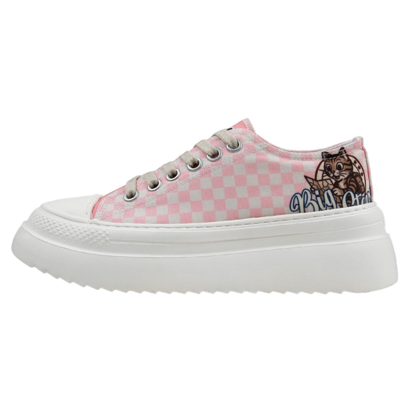 DOGO Freya Low-Top Sneaker Big Steps Cat Damen Sneaker Sneaker Handgefertigt