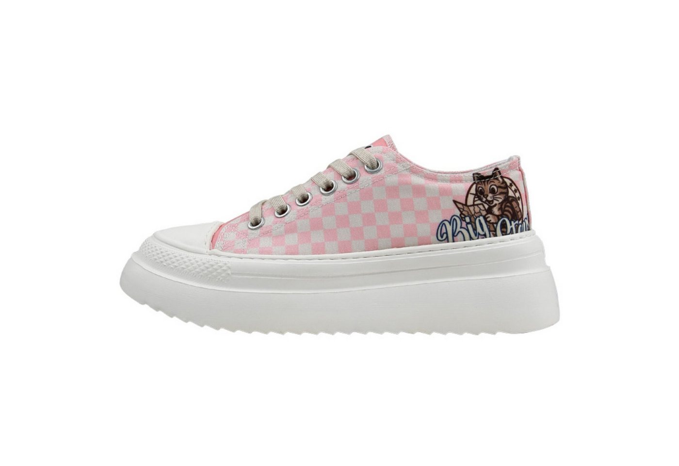DOGO Freya Low-Top Sneaker Big Steps Cat Damen Sneaker Sneaker Handgefertigt