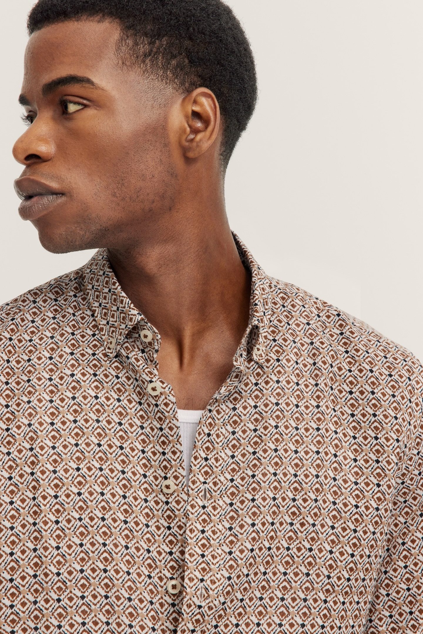 bugatti Kurzarmhemd aus Leinen