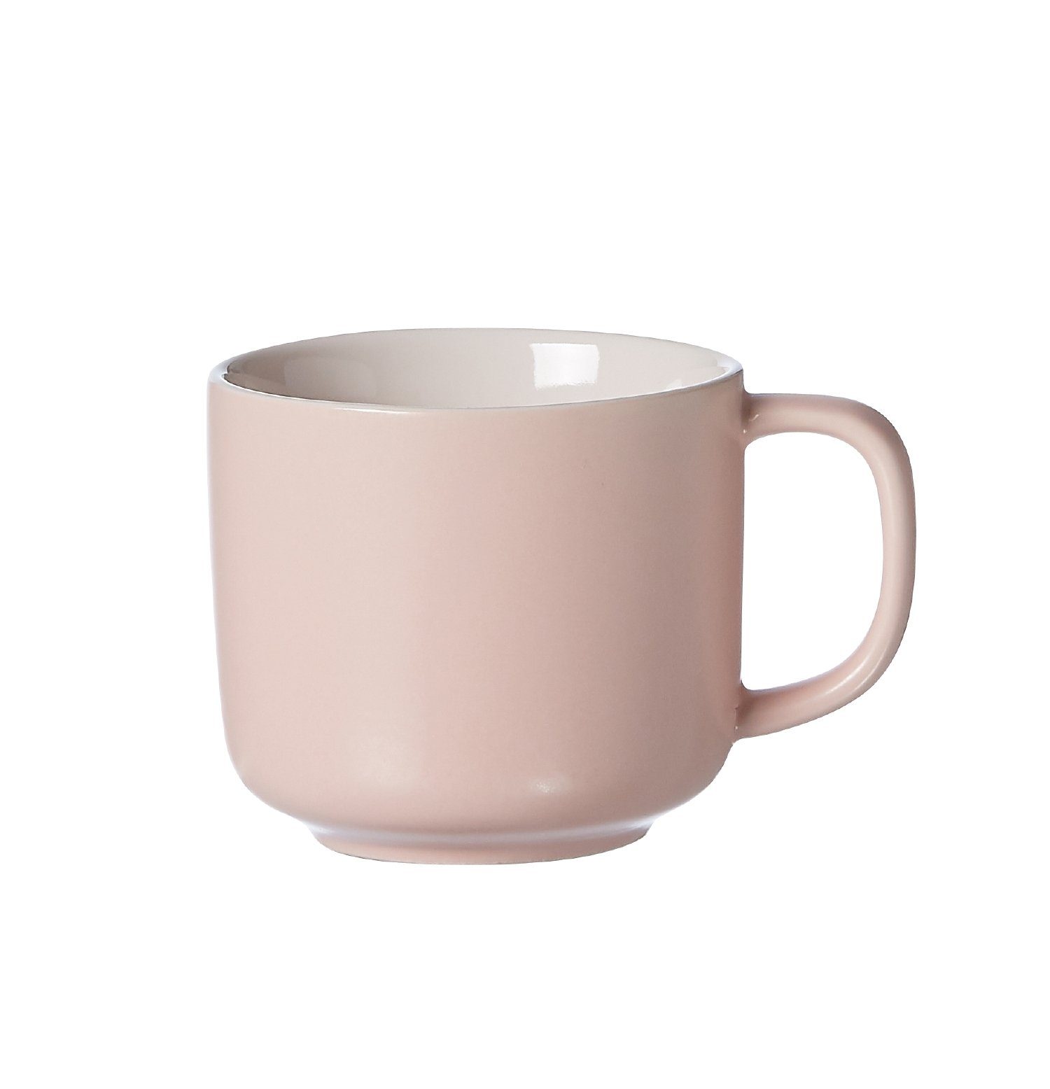 Ritzenhoff & Breker Tasse Ritzenhoff & Breker Kaffee Obertasse Jasper Keramik 240 ml rose, Keramik