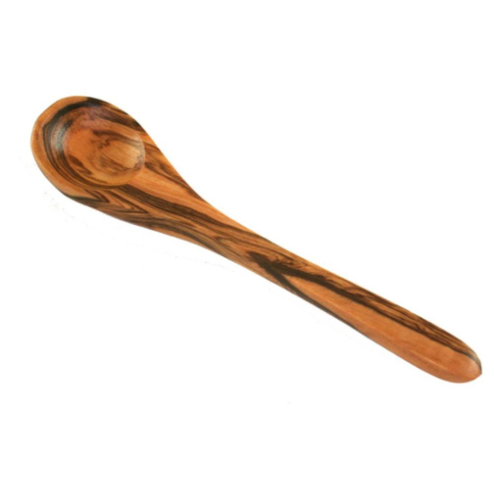 Olivenholz-erleben Kaffeelöffel Kaffeelöffel / Teelöffel / Eierlöffel aus Olivenholz (1 Stück), Geschmackneutral & hygienisch, robust & langlebig, jeder ein Unikat