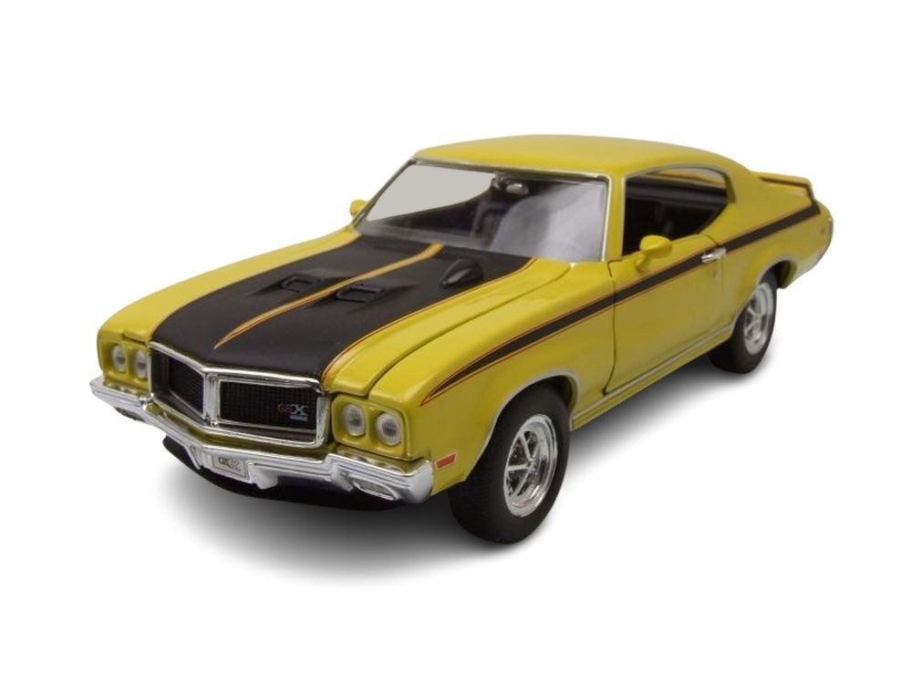 Welly Modellauto Buick GSX 1970 gelb, Maßstab 1:24