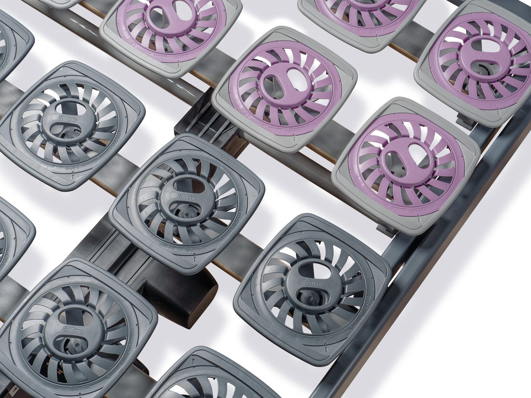 Tellerlattenrost TEMPUR® Systemrahmen Lattenrost Premium Flex 500, Tempur, Tellerrahmen