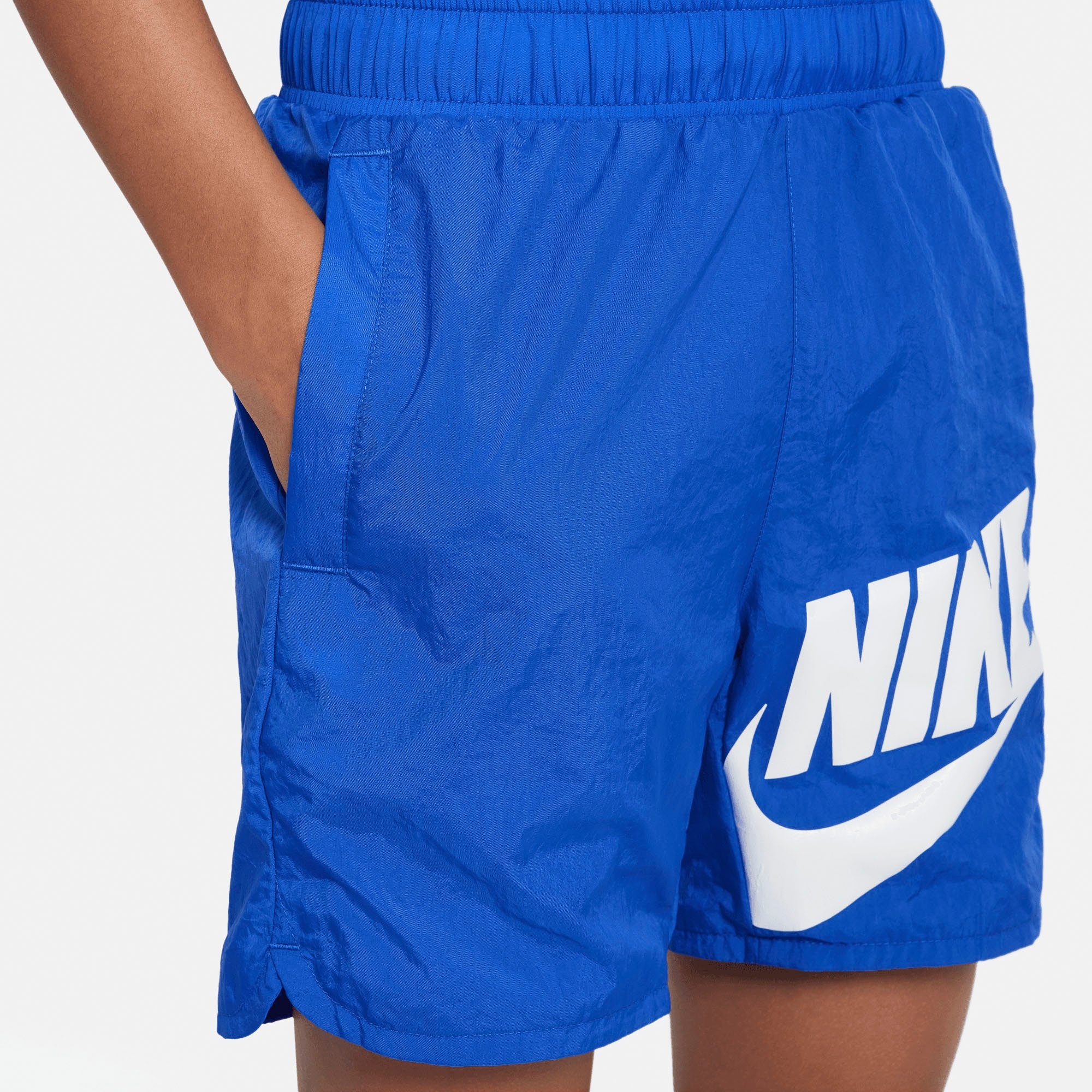 Nike Sportswear Shorts Big Woven Shorts (Boys) blau Kids'