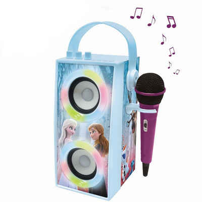 Lexibook® Disney Die Eiskönigin Tragbarer Bluetooth® Lautsprecher mit Mikrofon CD-Player