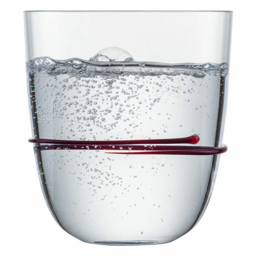 Zwiesel Glas Becher Aura Aubergine, 2-tlg., Glas, handgefertigt