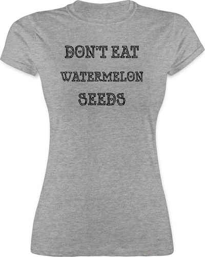 Shirtracer T-Shirt »Don't eat watermelon seeds - Schwangerschaft Kleidung - Damen Premium T-Shirt« Schwangerschaftsmode Geschenk