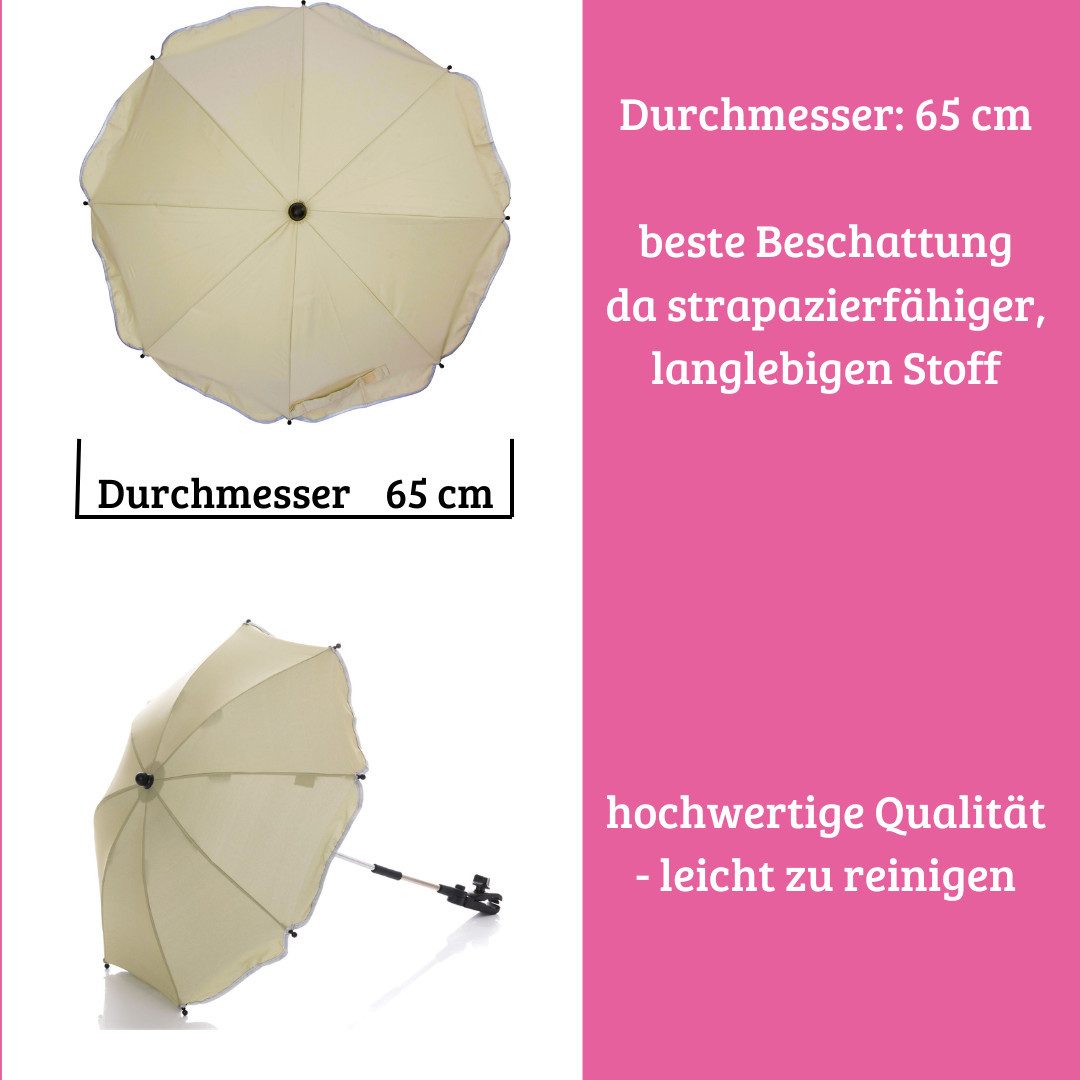 Thumbnail - Fillikid Kinderwagen-Sonnenschutzhülle Sonnenschirm Standard UV-Schutz 50+ ​Exklusiv