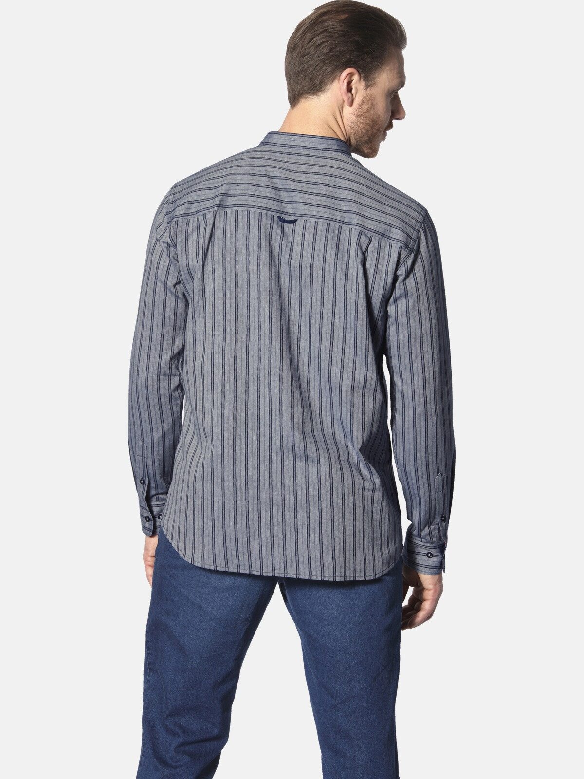 Jan Vanderstorm Langarmhemd DYGGVE mit praktischer Brusttasche günstig online kaufen