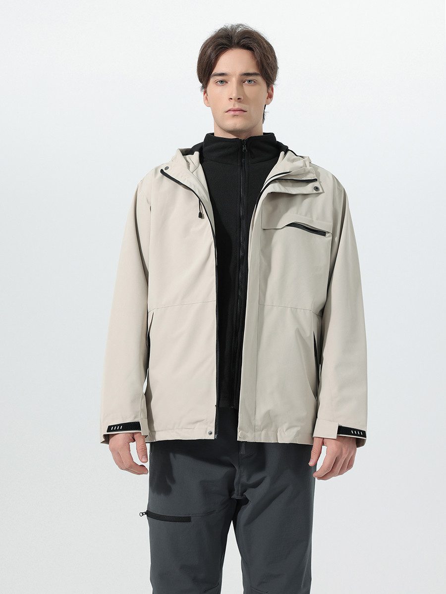 YOUTHUP 3-in-1-Funktionsjacke 3-in-1 Wasser- und Winddichte Übergangsjacke