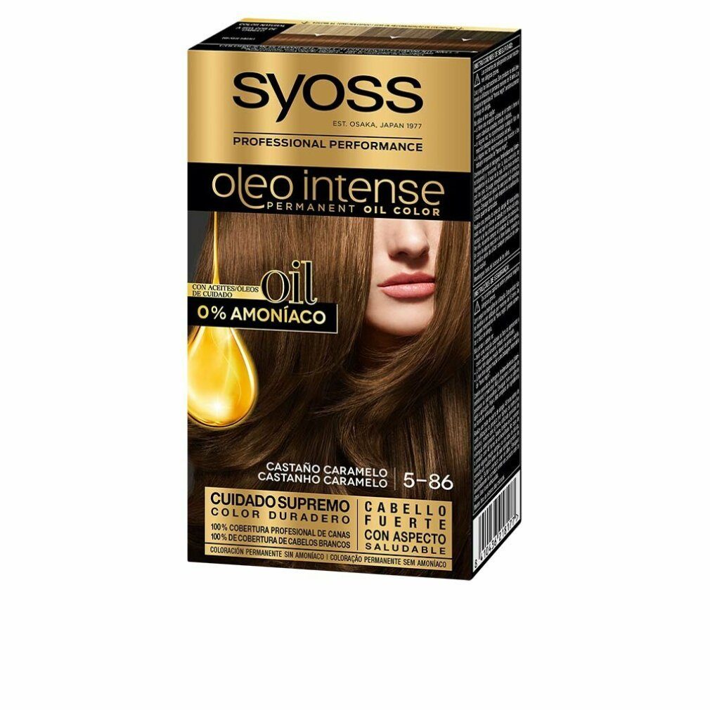 Mascara Oleo Intense Permanent Hair Color 5-86 Caramel Brown