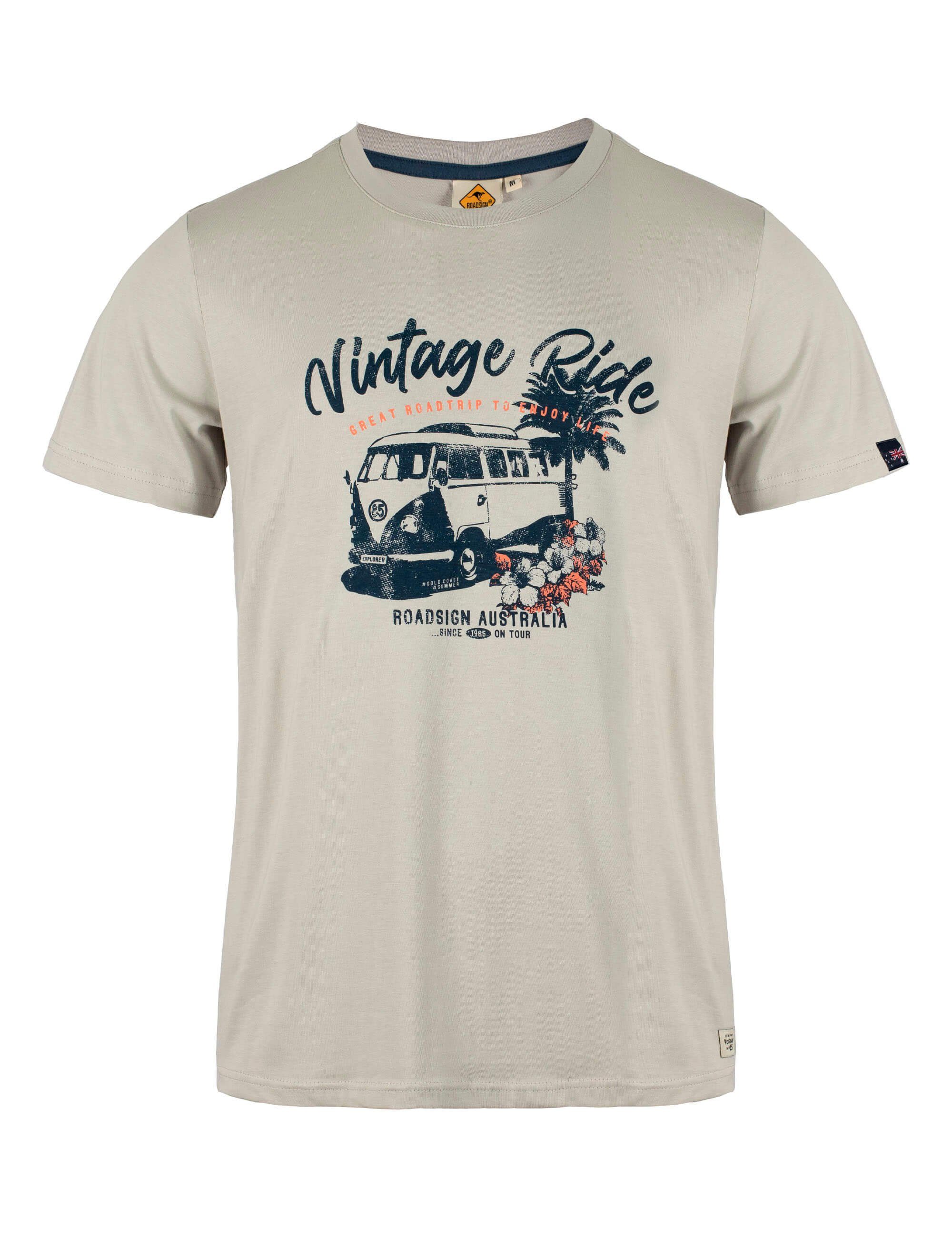 ROADSIGN australia T-Shirt Vintage Ride (1-tlg) mit kurzem Arm, Print und U-Ausschnitt