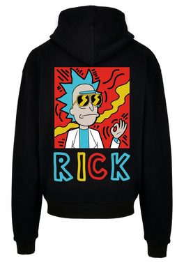 F4NT4STIC Rundhalspullover F4NT4STIC Herren transparent and RICK with Ultra Heavy Hoody (1-tlg)