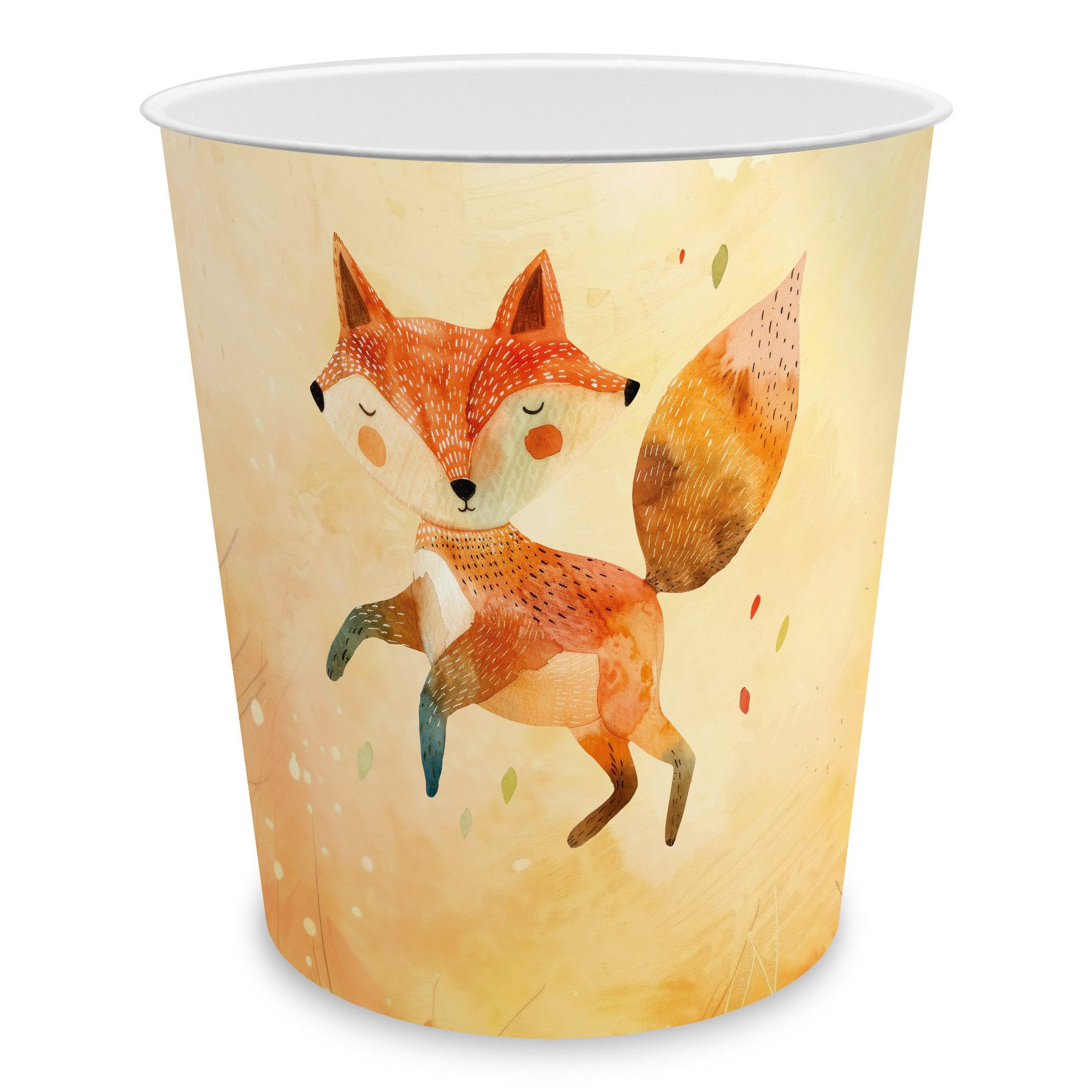 Papierkorb itenga Papierkorb für Kinder - Motiv FUCHS - ca. 11 Liter