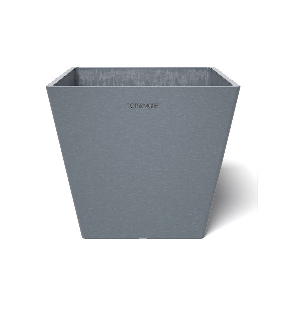 Valo Blumentopf POTS&MOPOTS&MORE Pflanztopf Prismo 20, ø 20 cm quadratische Form Grau