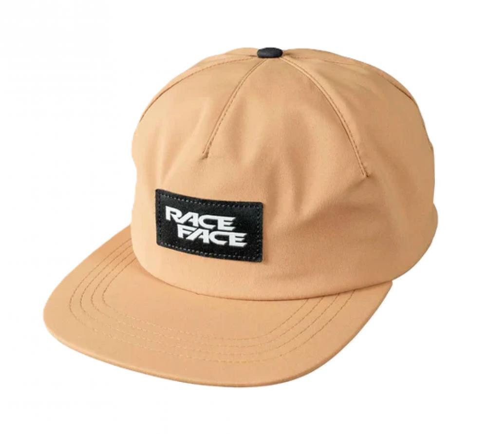 Race Face Unterhelmmütze Race Face Logo Slouchy Cap, brown, one size - lässige Bike-Cap mit Log
