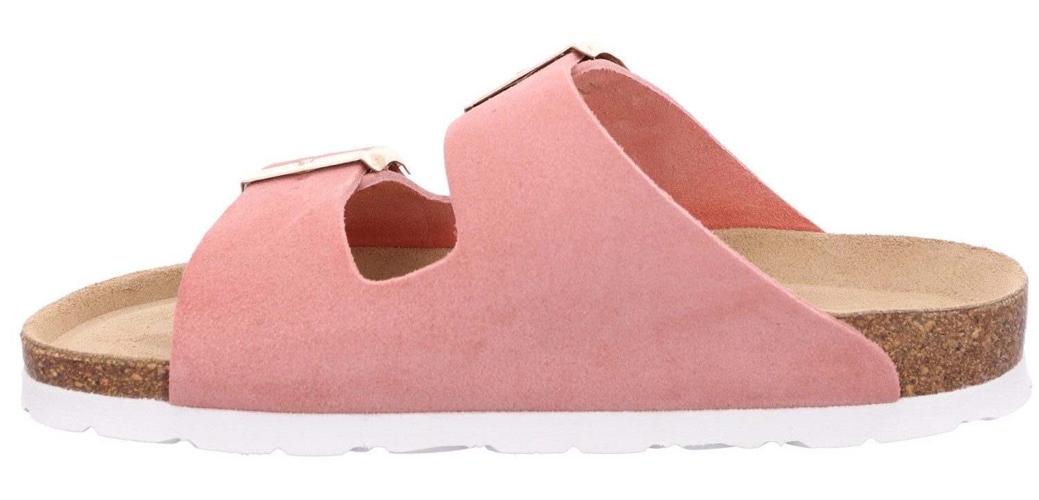 Rohde ALBA Pantolette Sommerschuh, Hausschuh, Zweischnaller, Strandschuh mit Softfußbett