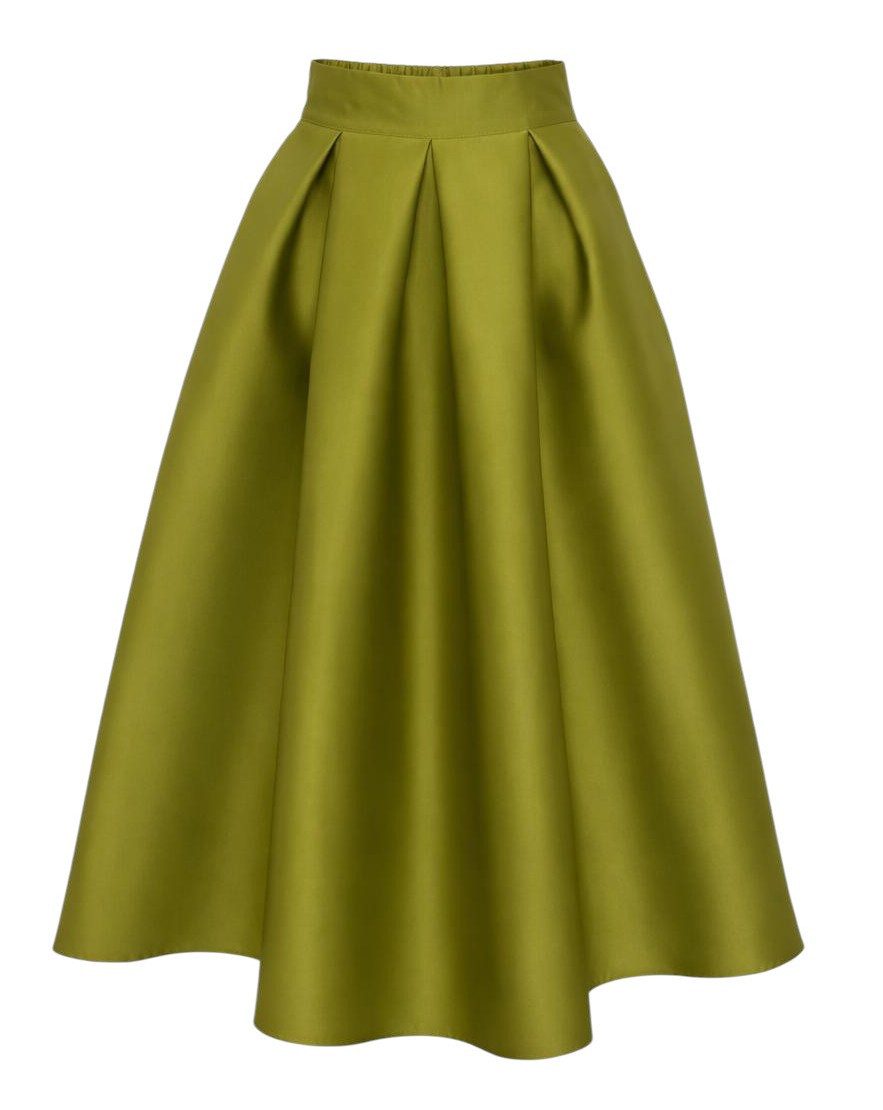 Mississhop A-Linien-Rock Damen Abendlicher Maxirock – eleganter Anlass Rock, formstabil, S/M