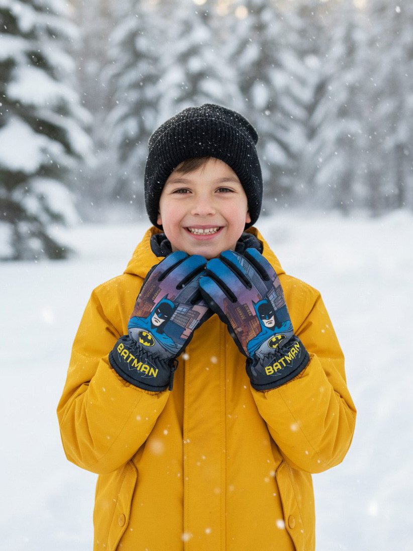 United Labels® Skihandschuhe DC Comics Batman Winter Winterhandschuhe Schneehandschuhe Handschuhe (Paar)