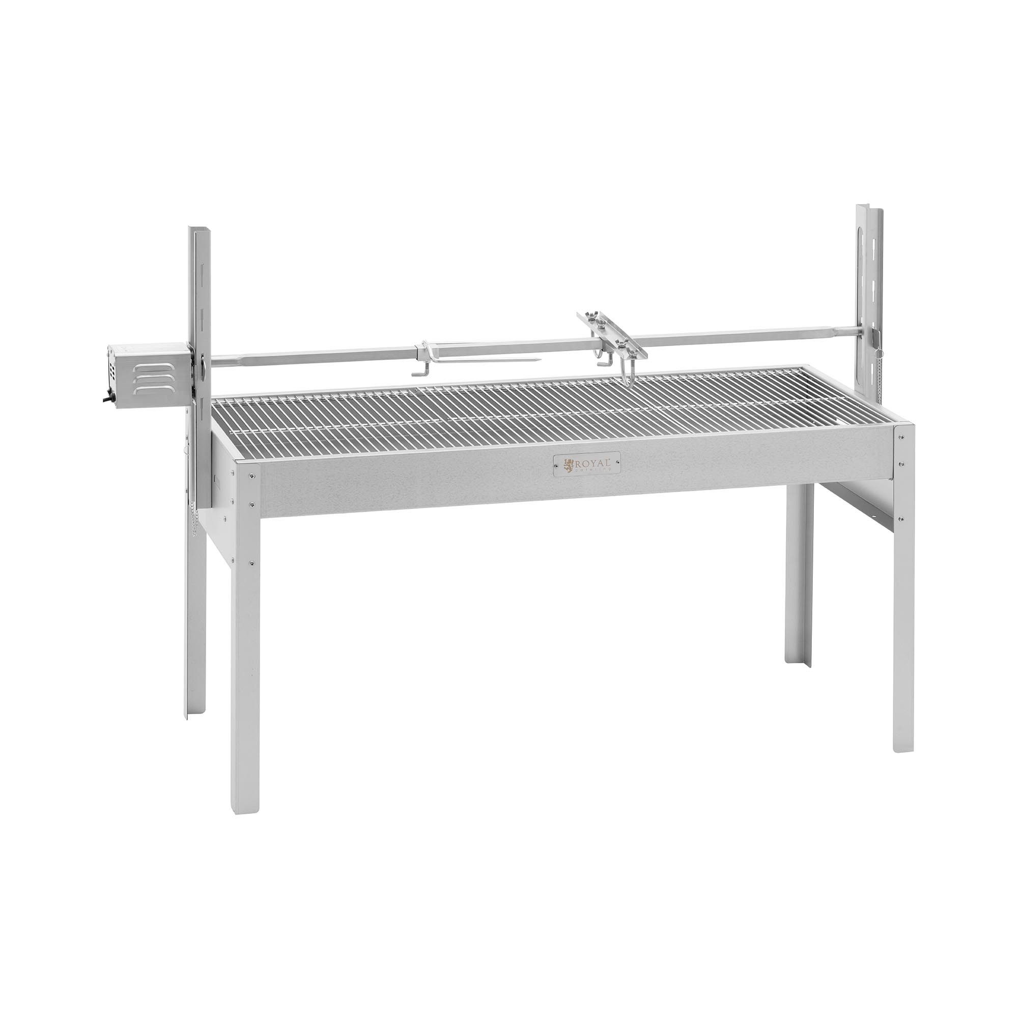 Royal Catering Grillspieß Spanferkelgrill Spießgrill Lammgrill höhenverstellbar Grillmotor 40 kg