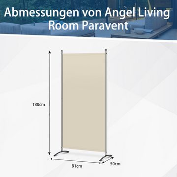 Angel Living Paravent Garten Sichtschutzwand Raumteiler Freistehend Sichtschutzwand, Paravent 1 Teilig, 81(B)x 50x 180(H)cm