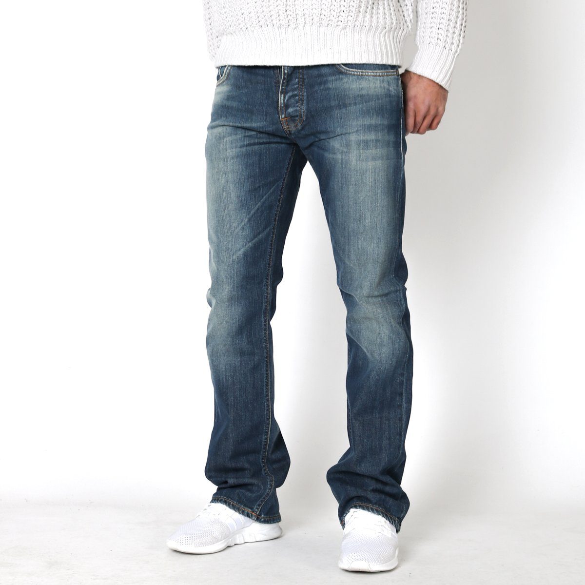 Nudie Jeans Bootcut-Jeans Herren Regular Bootcut Stretch Hose - Regular Alf  Cold Wash W34 L32 online kaufen | OTTO