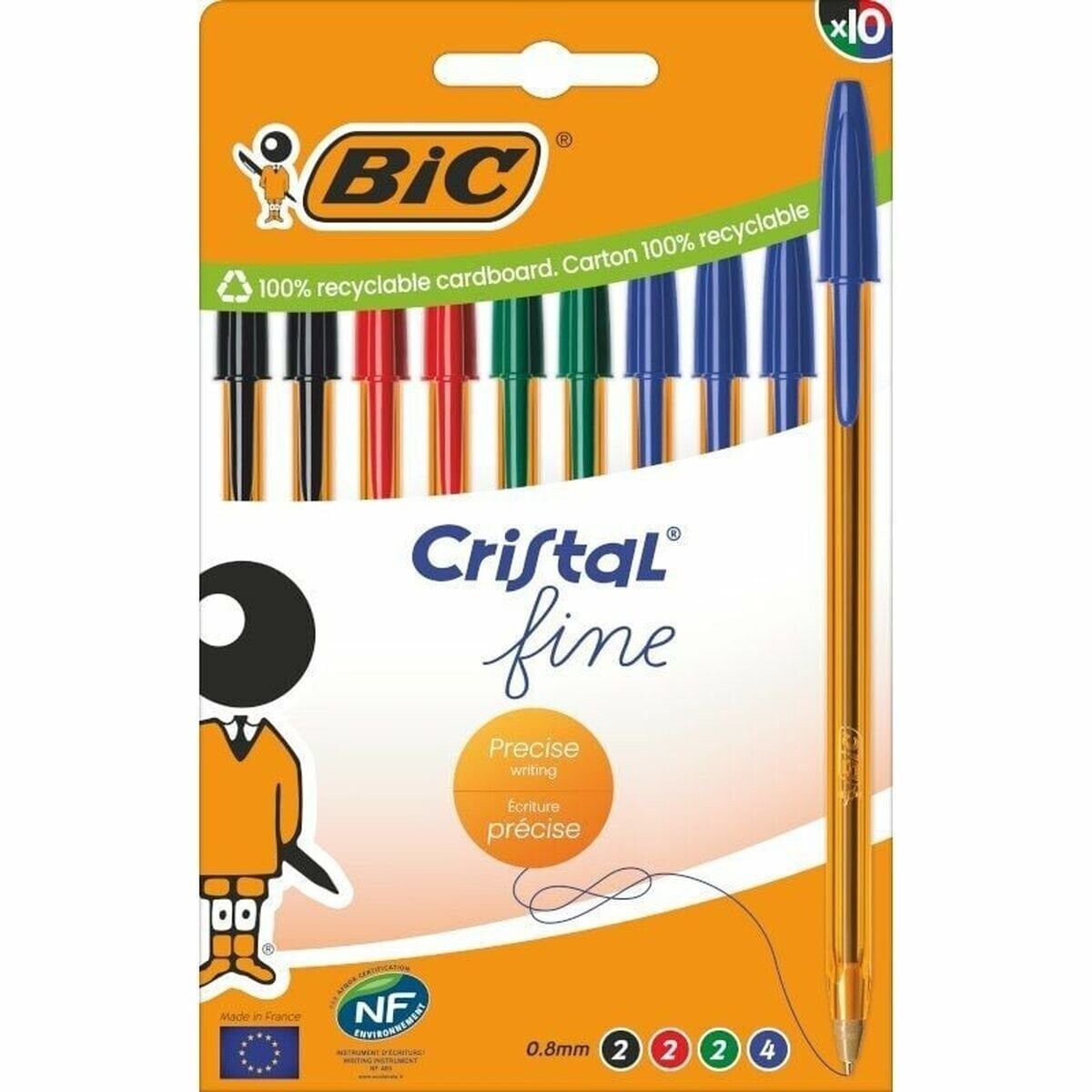 BIC Kugelschreiber BIC Kugelschreiber Cristal Original Fine