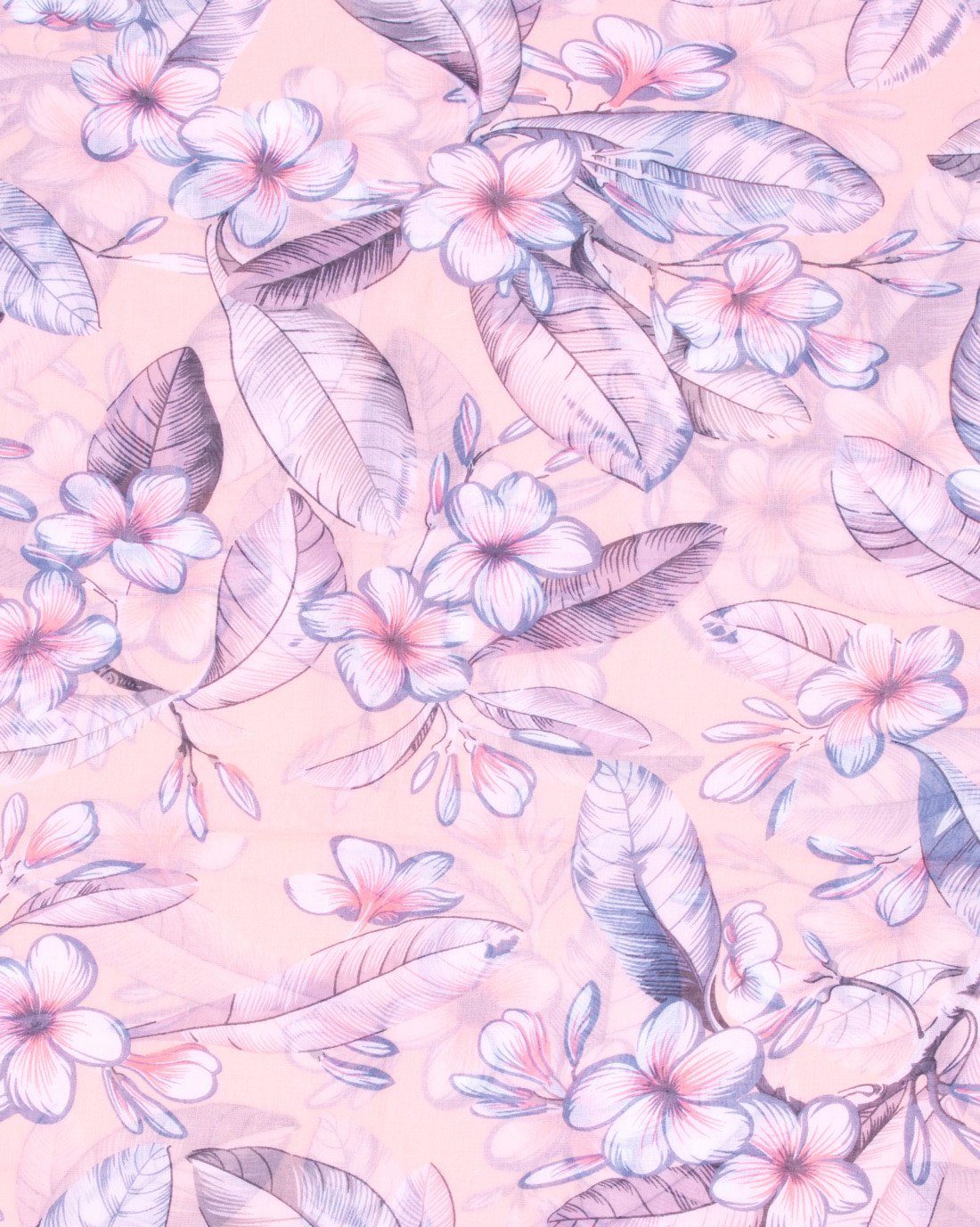 Faera Loop, Damen Schal mit tropischen Blüten weich und leicht Loop Rundsch günstig online kaufen