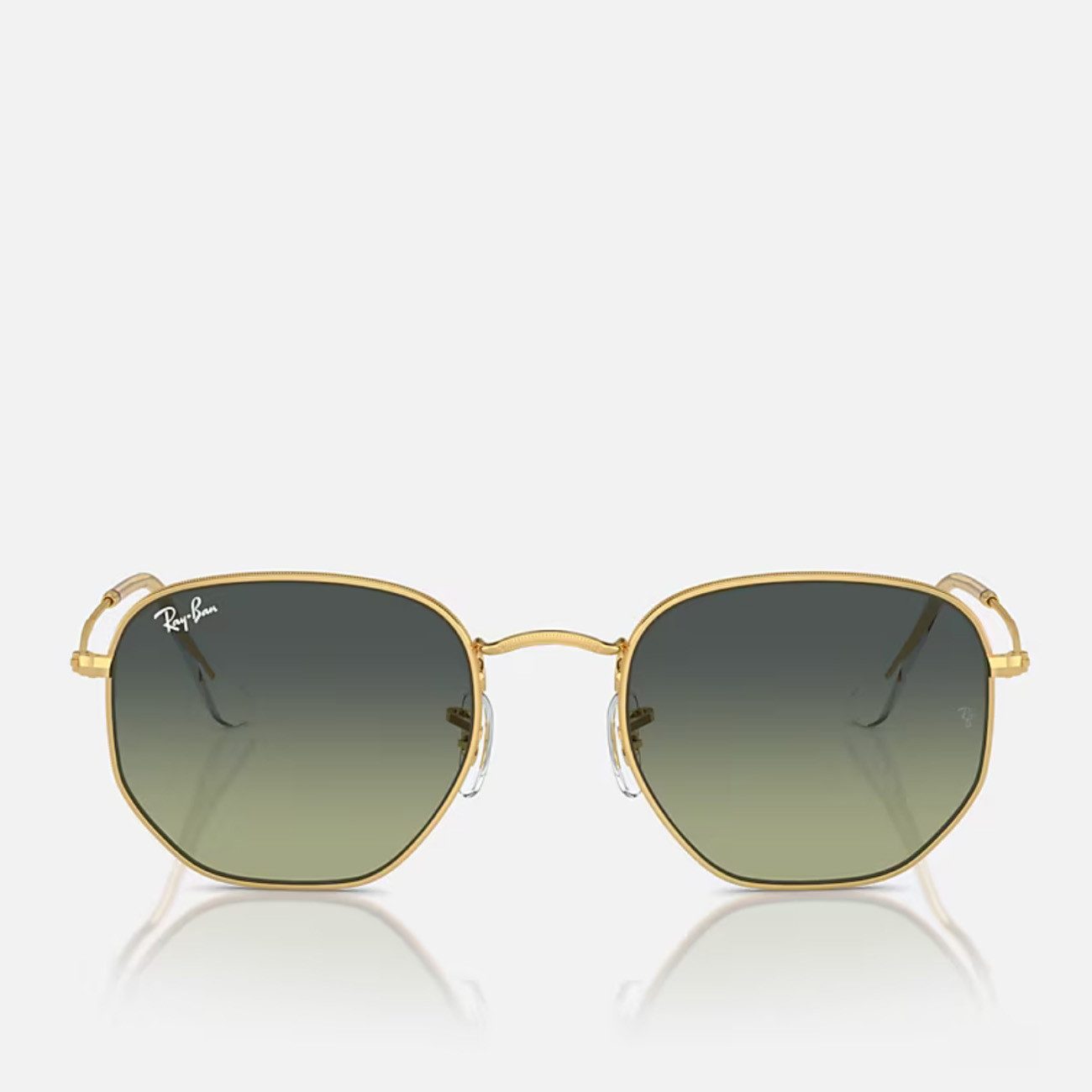 Ray-Ban Sonnenbrille Ray-Ban Hexagonal Arista Green Vintage