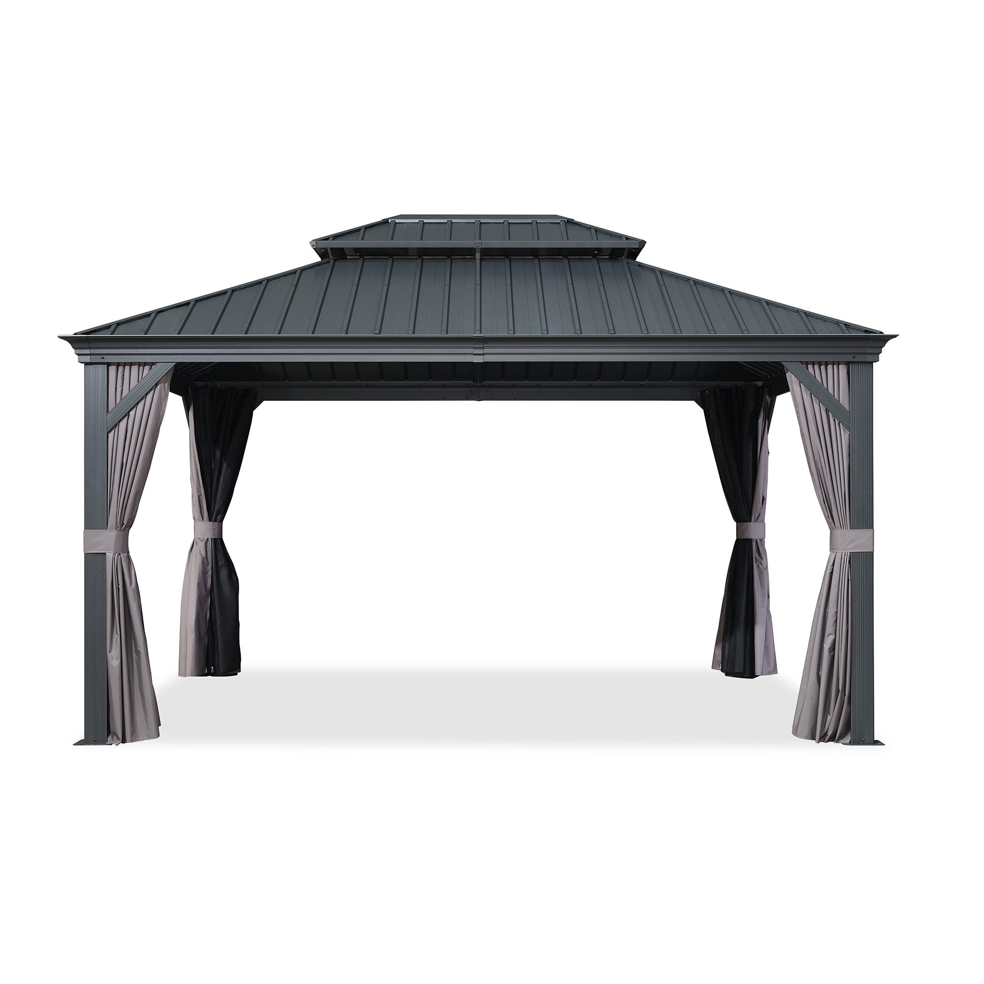 PURPLE LEAF Pavillon Außenbereich Alu Gartenpavillon günstig online kaufen