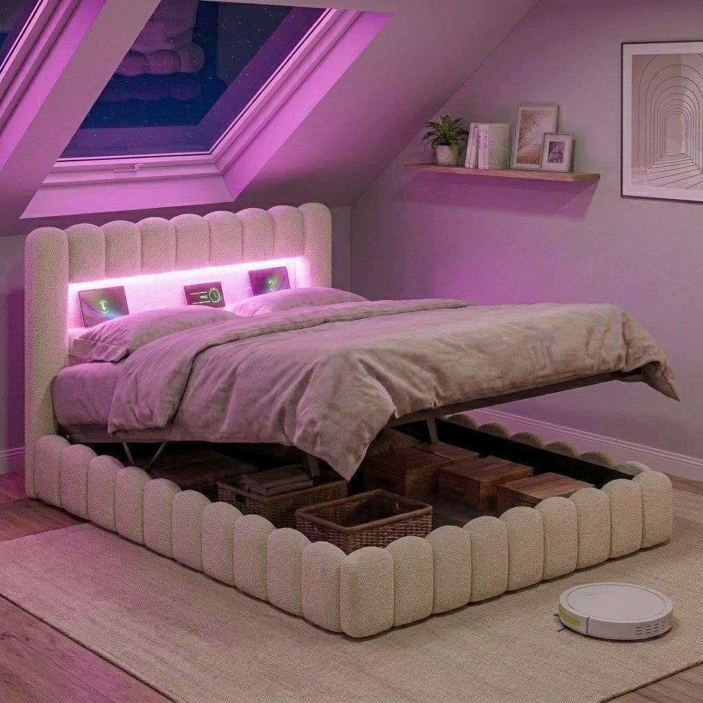 Polsterbett Doppelbett Jugendbett