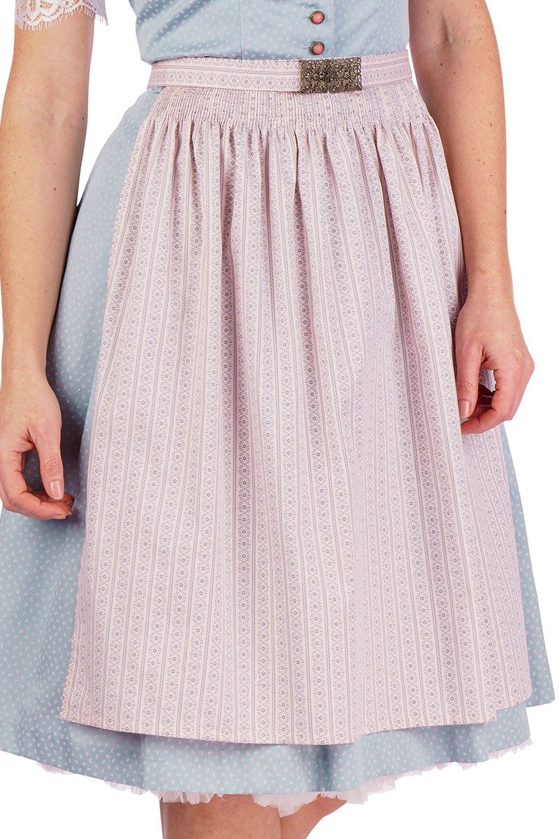 Alpenwahnsinn Dirndl Retro Dirndl 2tlg. - JOLENA - hellblau/zartrosé