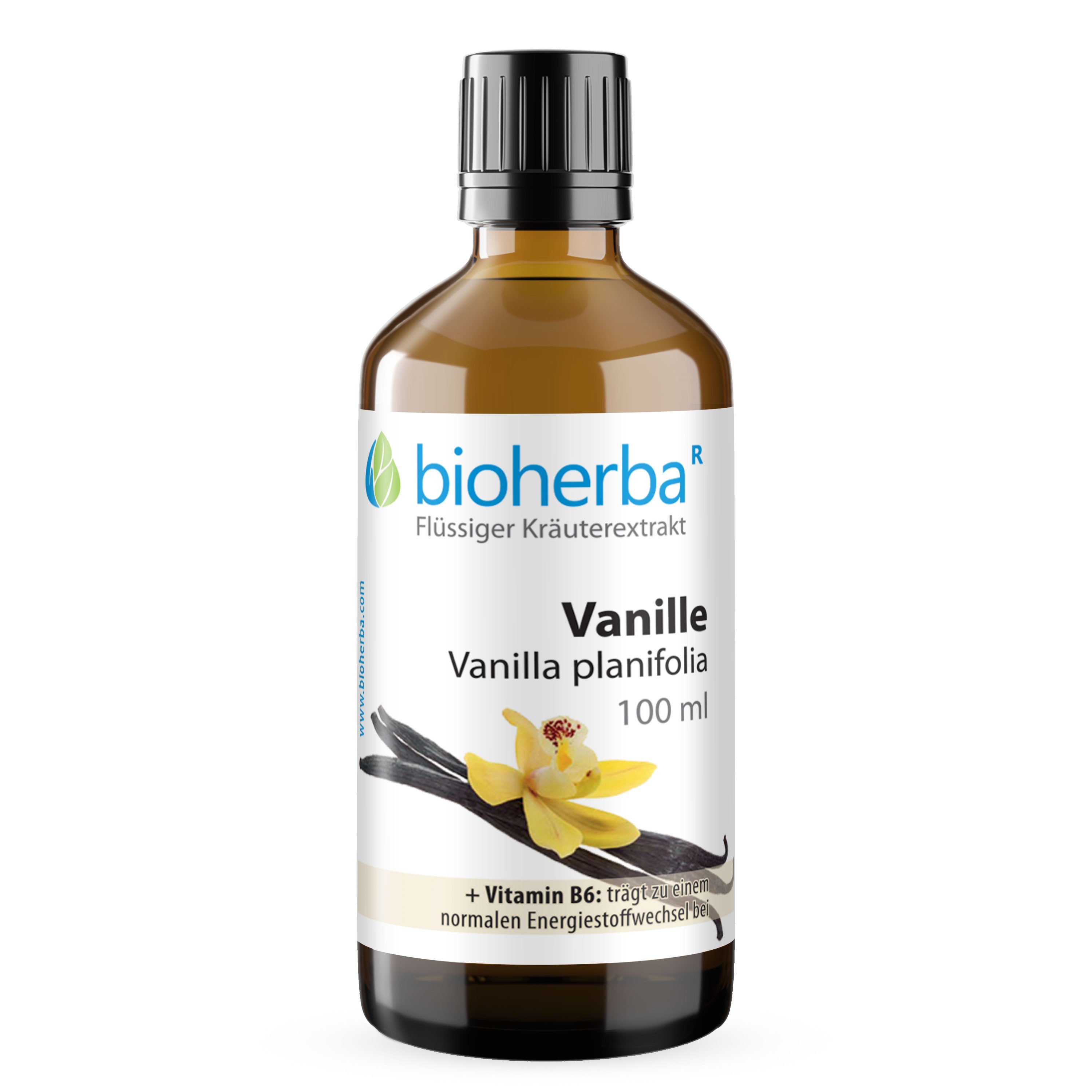 BIOHERBA R Bioherba Vanille Vanilla planifolia Tropfen Tinktur 100 ml Glasflasche, 1 er