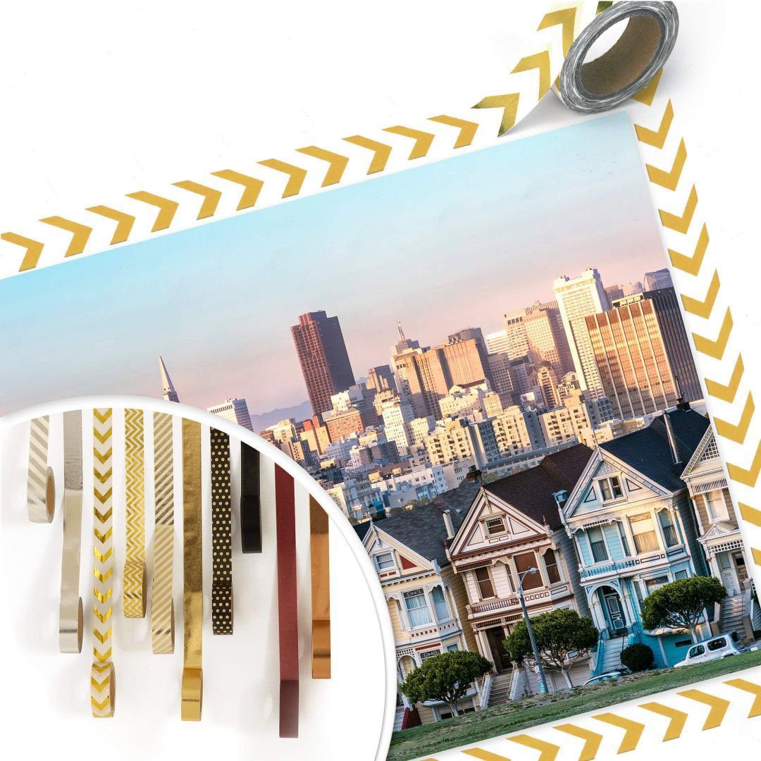 Wandbild, Städte San Wall-Art Skyline Wandposter St), Poster Poster, Francisco, Bild, (1