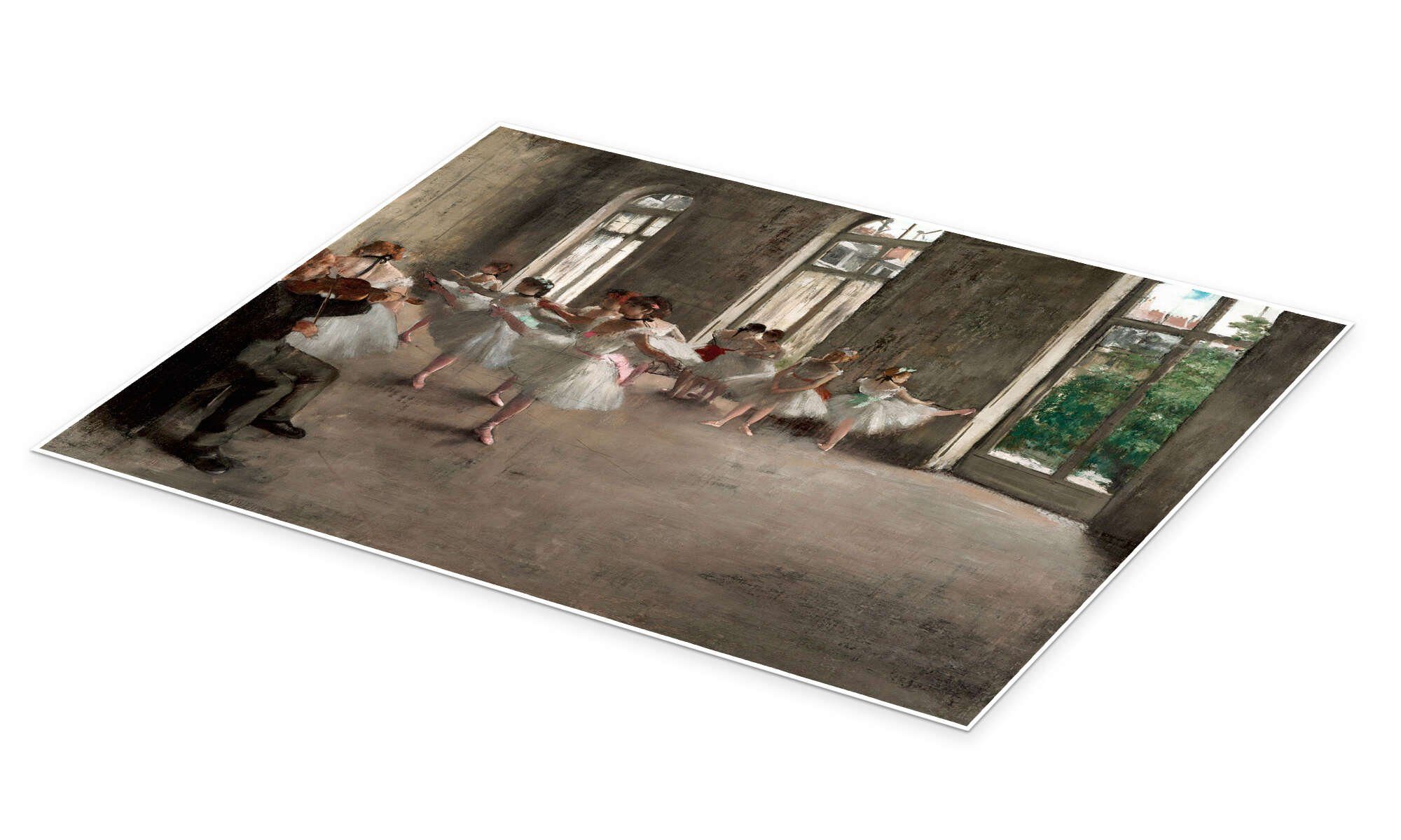 Posterlounge Poster Edgar Degas, Die Probe, günstig online kaufen