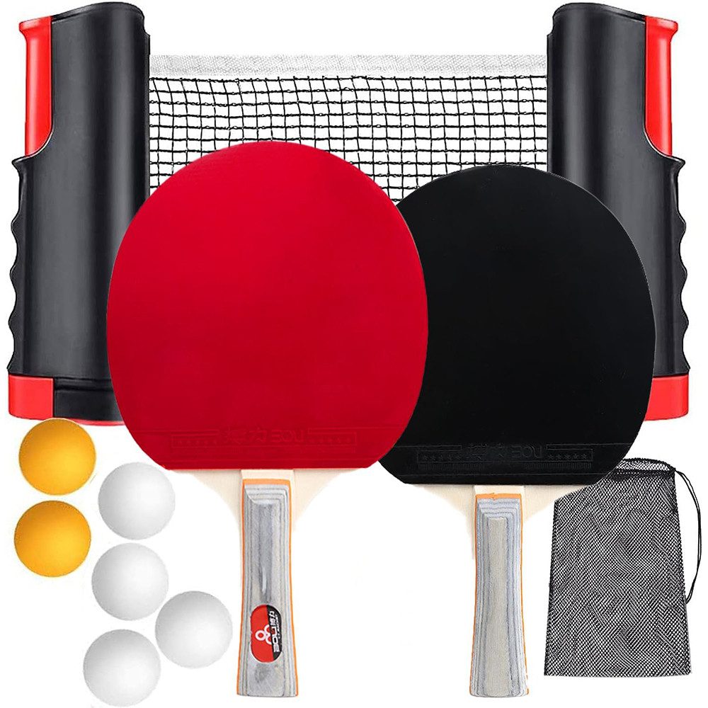 Tischtennisschläger Tischtennisschläger Tischtennisspiel Tischtennisnetz Set