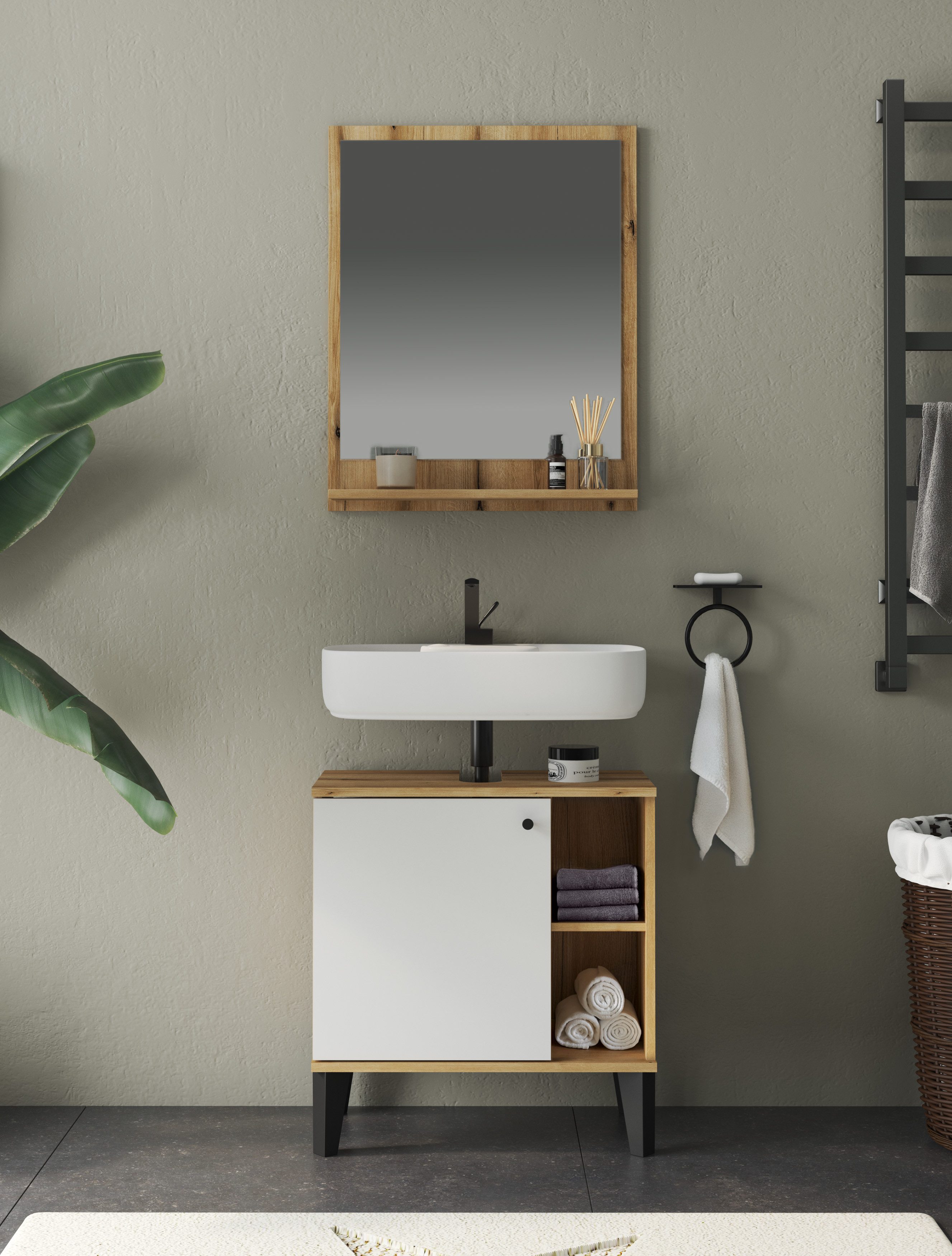 INOSIGN Badmöbel-Set OSLO, Bad im skandinavischen günstig online kaufen