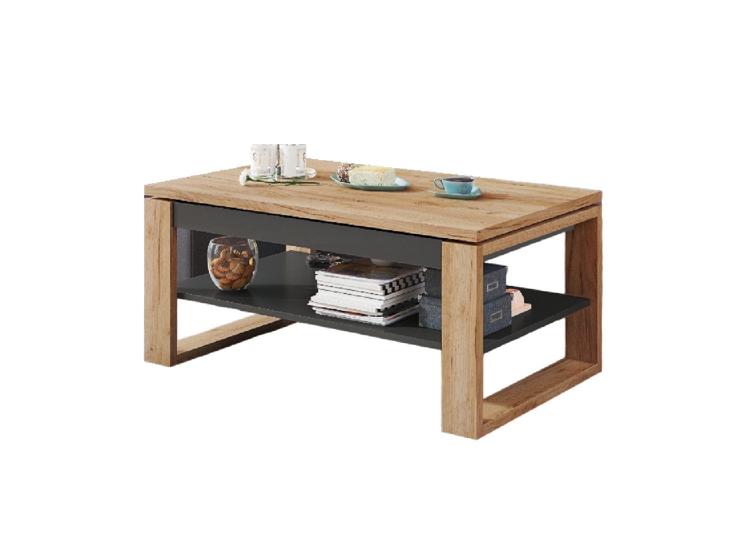 designimpex Couchtisch Design Multifunktionstisch Nuo Arbeitstisch günstig online kaufen
