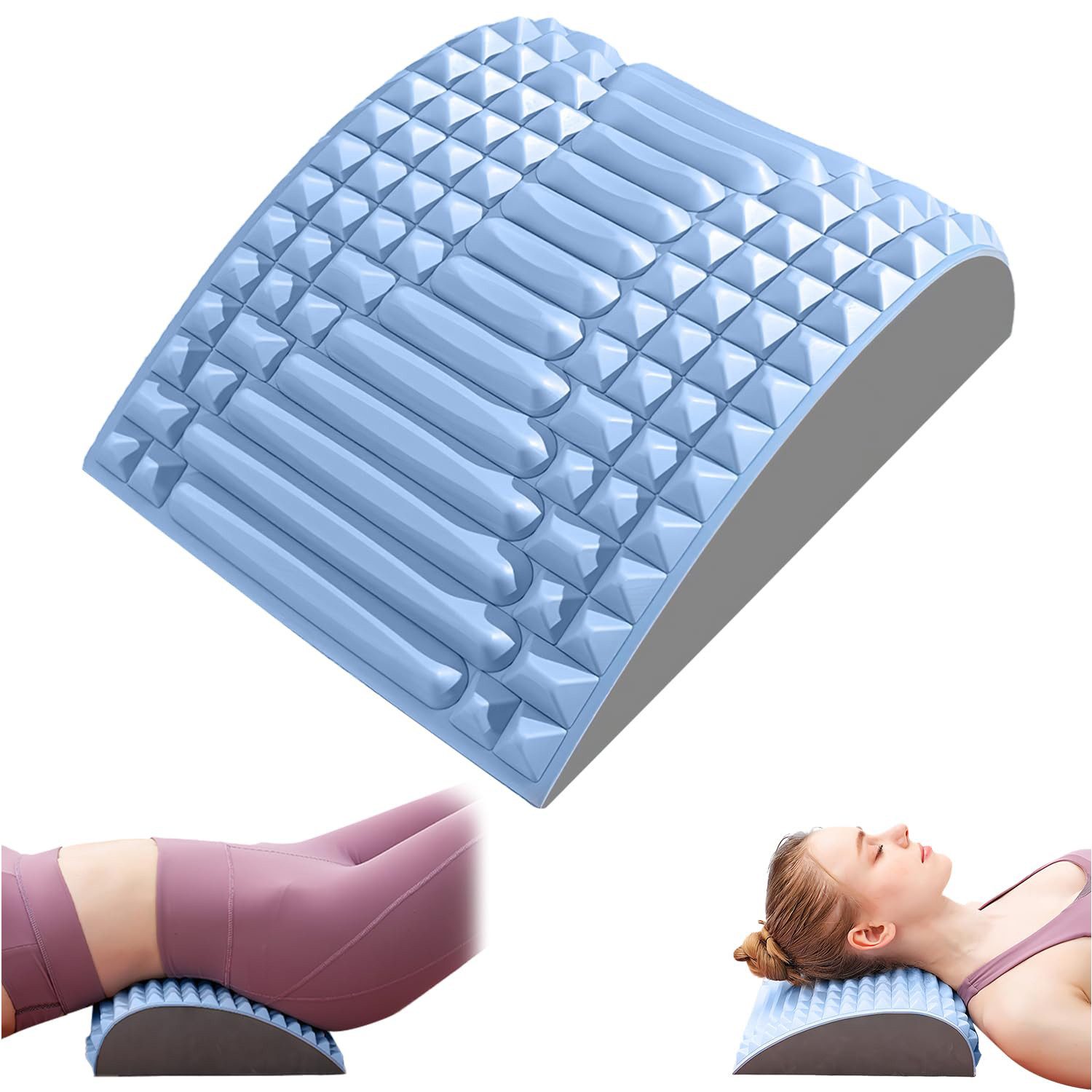 Nacken-Massagegerät Nacken- & Rückenstrecker mit Massagepunkten, Rückenmassagegerät