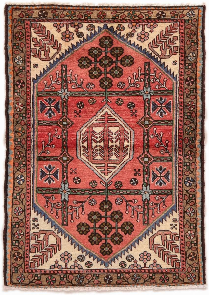 Orientteppich Hamadan 105x151 Handgeknüpfter Orientteppich rechteckig, Perserteppich, Höhe: 8 Nain / Trading, mm