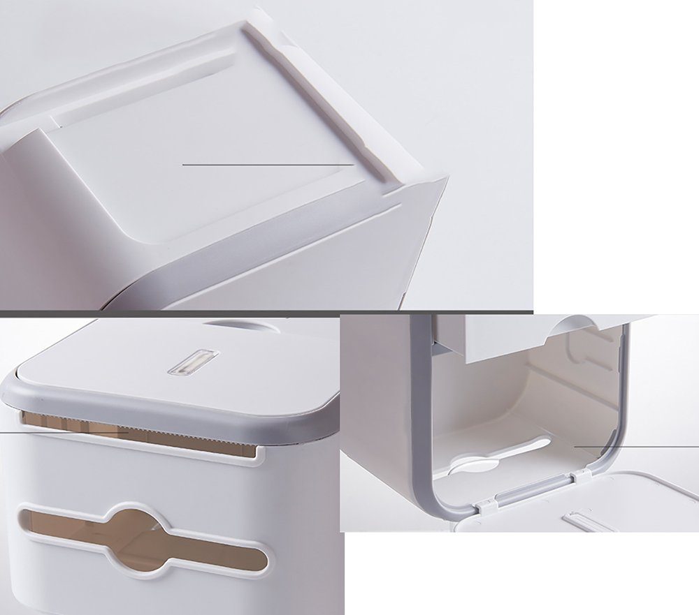 L.Ru UG (1-tlg), ohne Spuren, für Schublade Papiertuchspender Toilettenpapierbox Aufbewahrungsbox Masken-Feuchttücher Wasserdichte mit