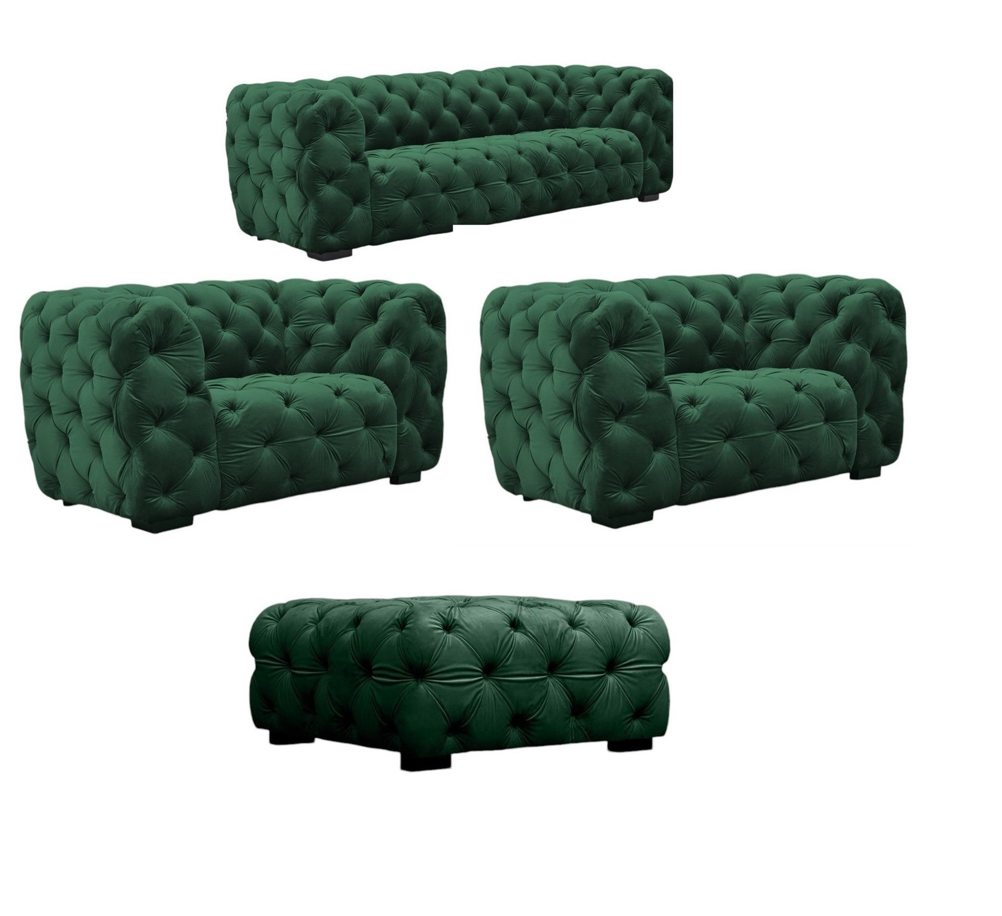 Fun Möbel Polstergarnitur Sofaset NATALIE 3-1-1 günstig online kaufen
