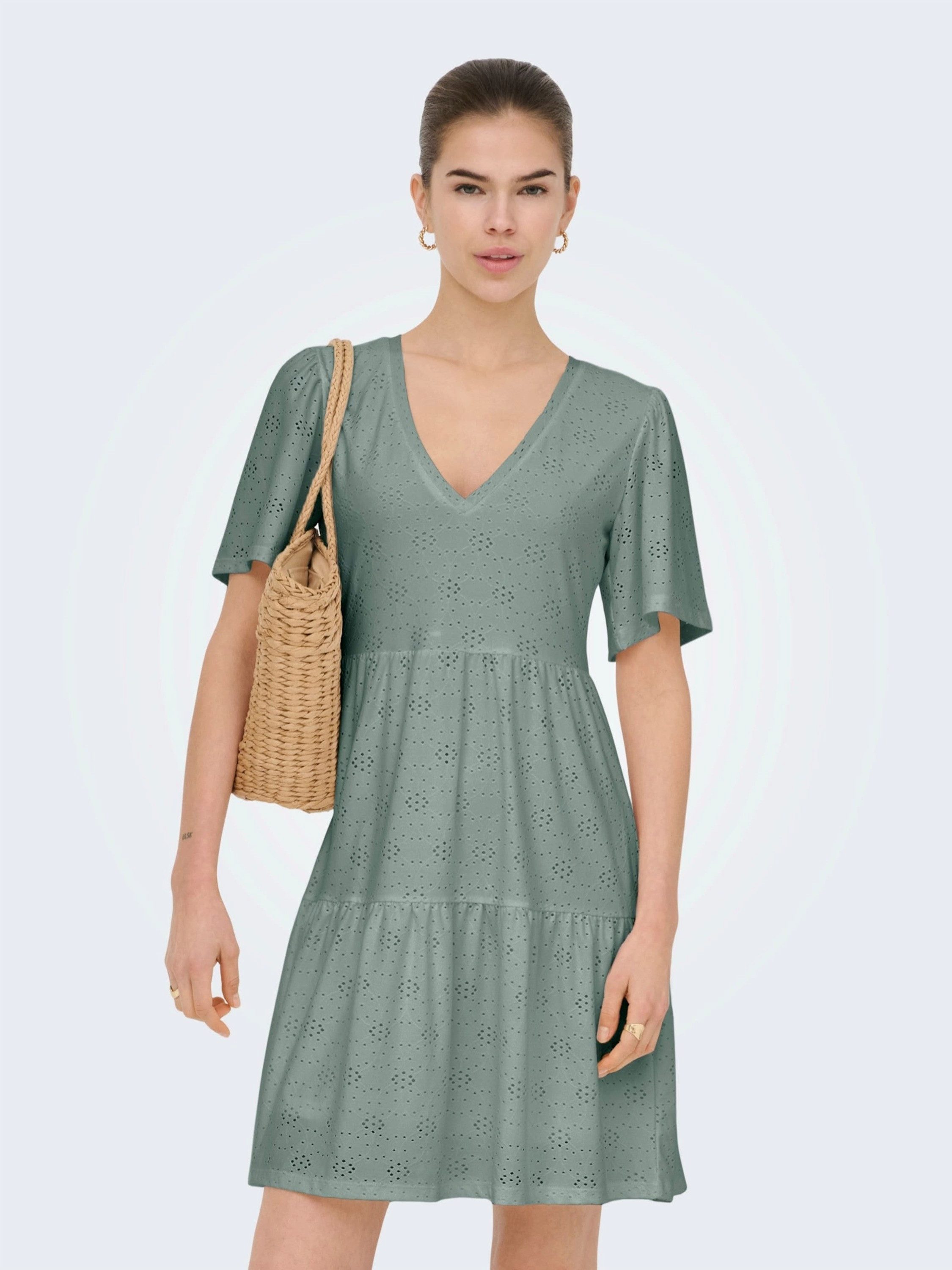 ONLY Minikleid ONLSMILLA (1-tlg) Lochmuster