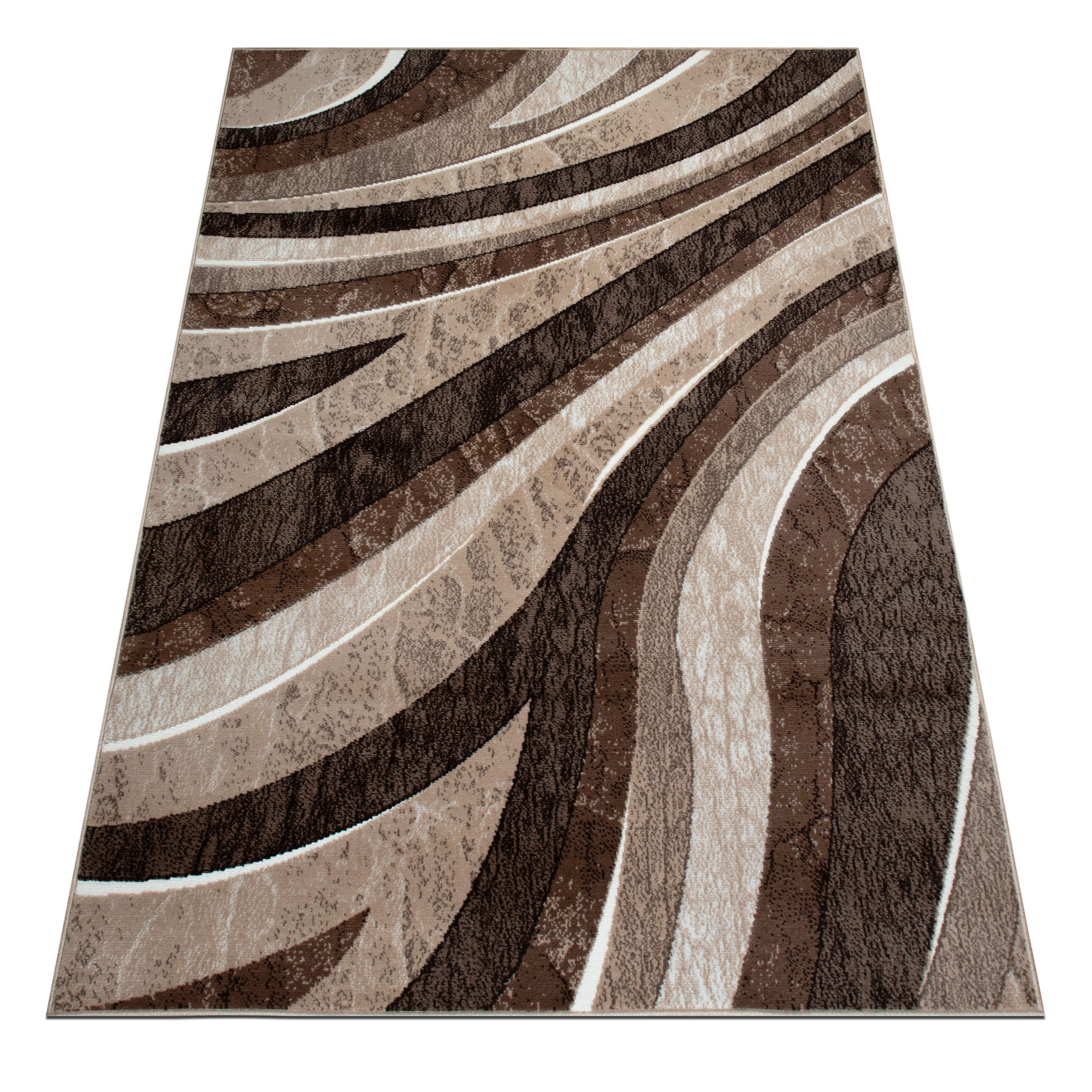 my home Teppich Livil, modernes Wellen-Design, günstig online kaufen