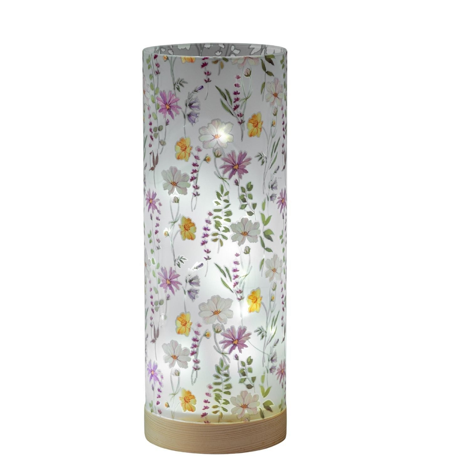 formano Nachttischlampe Streublumen, mit Timerfunktion, Mehrfarbig, Motiv: Blumen