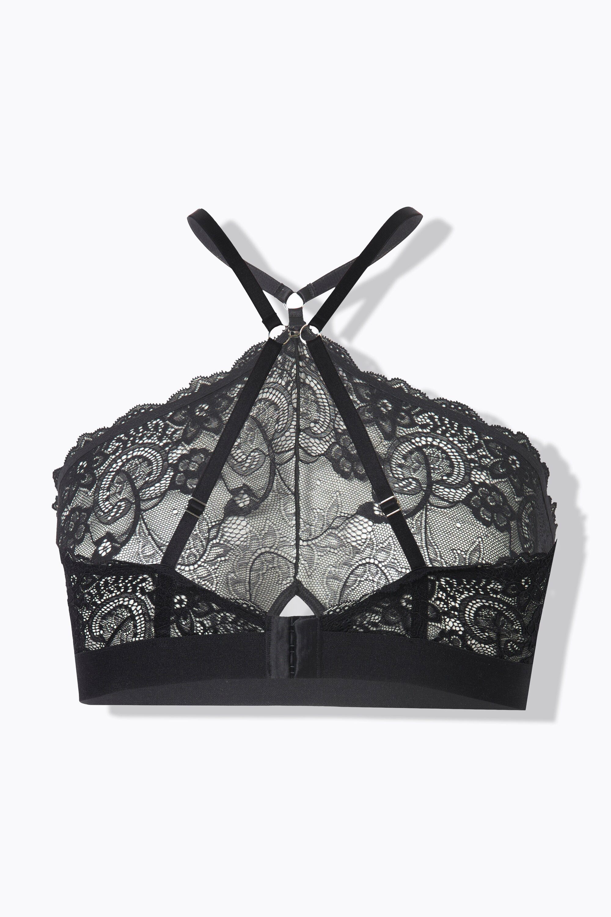 Ulla Popken Soft-BH Bralette ohne Softschalen Muschelspitze
